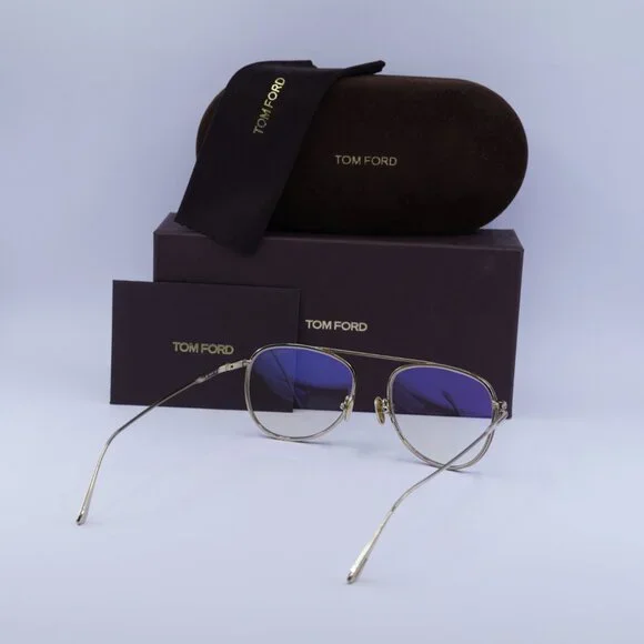 🕶️ New Tom Ford FT5691-B 028 Eyeglasses - Gold with Havana Frame 52mm